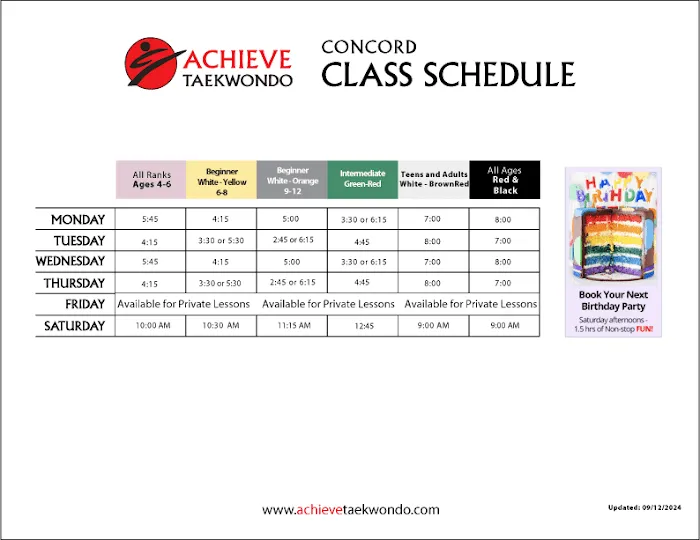 Achieve Taekwondo - Concord Picture 6