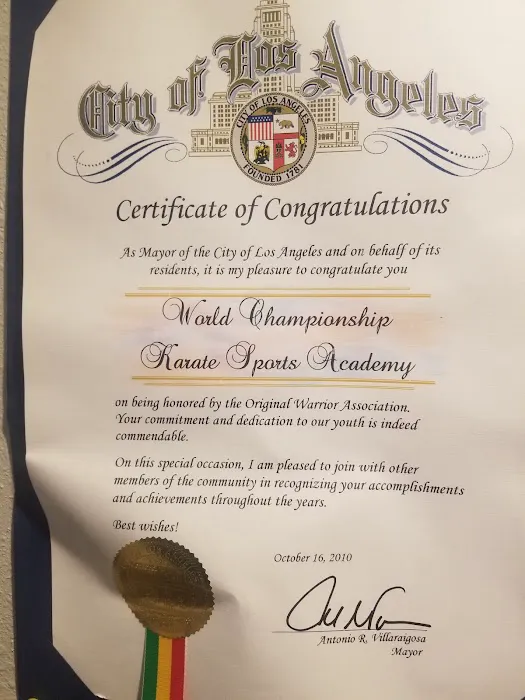 World Championship Karate Sports Academy Picture 5