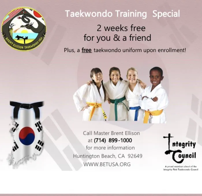 Brent Ellison Taekwondo USA Picture 1