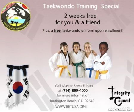 Brent Ellison Taekwondo USA