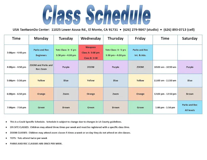 USA Tae Kwon Do Center Picture 7