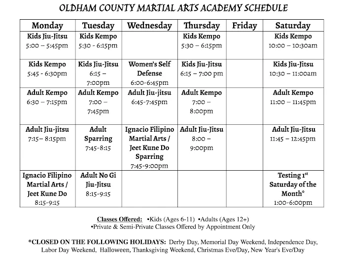Oldham County Martial Arts Academy Picture 7