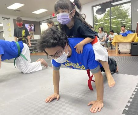 Two Gold Taekwondo
