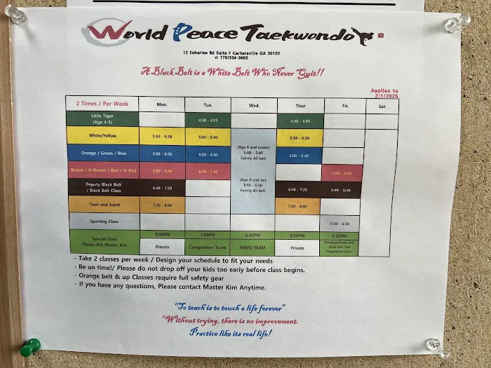 World Peace Taekwondo Picture 5