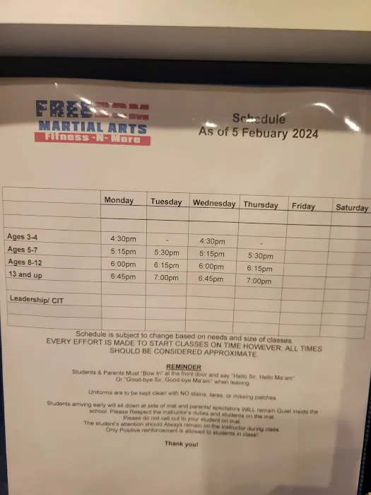 Freedom Martial Arts Fitness and More Picture 1