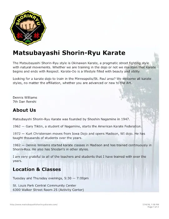 Karate Shorin Picture 3