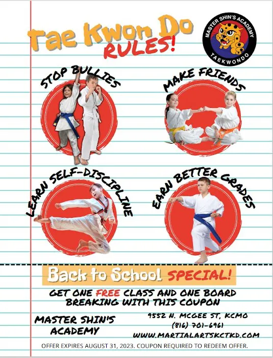 Master Shin's Academy Tae Kwon Do Picture 1