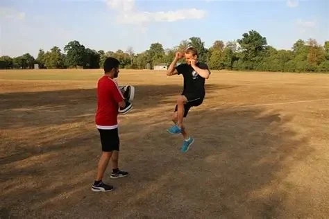 How to Execute a Jumping Push Kick for Creating Distance in Martial Arts