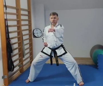 How to Perform a Sitting Stance (Annun Sogi) for Power and Rooting