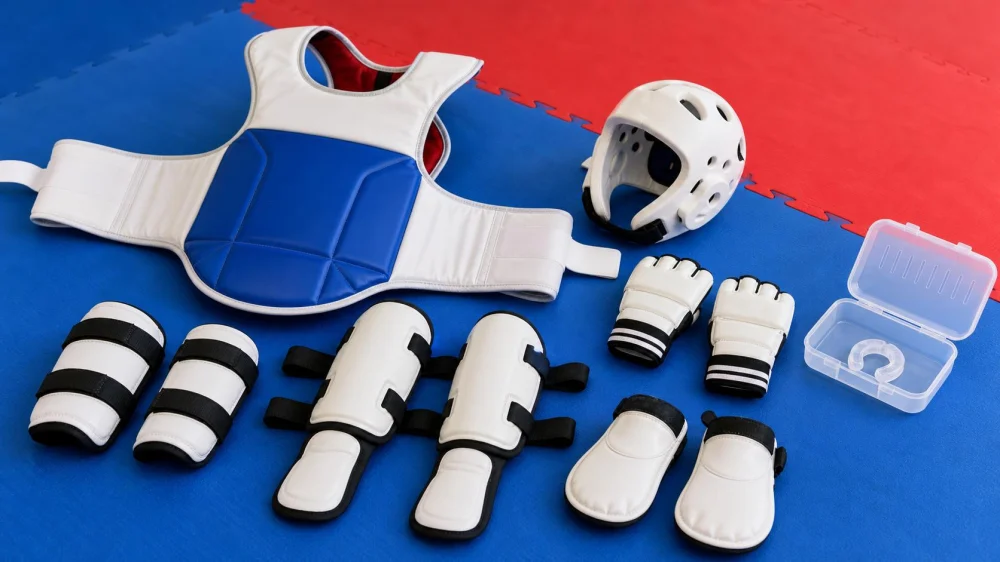 Tae Kwon Do Sparring Gear Check Before Every Practice
