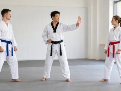 Tae Kwon Do Partner Drills: Set Speed, Target, and Stop