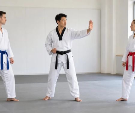 Tae Kwon Do Partner Drills: Set Speed, Target, and Stop