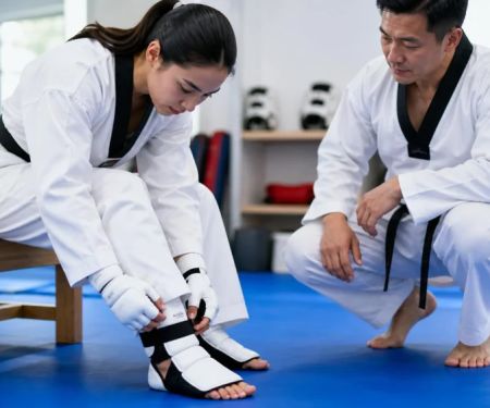 Tae Kwon Do Foot Protector Fit: Toes, Straps, and Grip