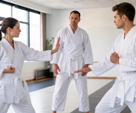 Tae Kwon Do Partner Drill: Agree on Speed and Contact First