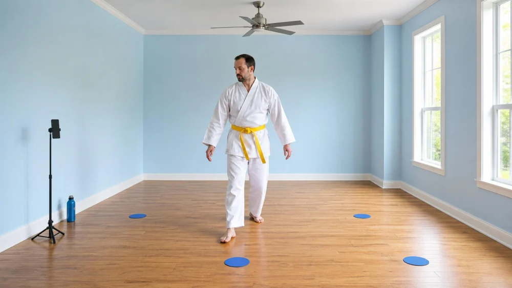 Home Tae Kwon Do Poomsae Practice: Map the Space Before You Move