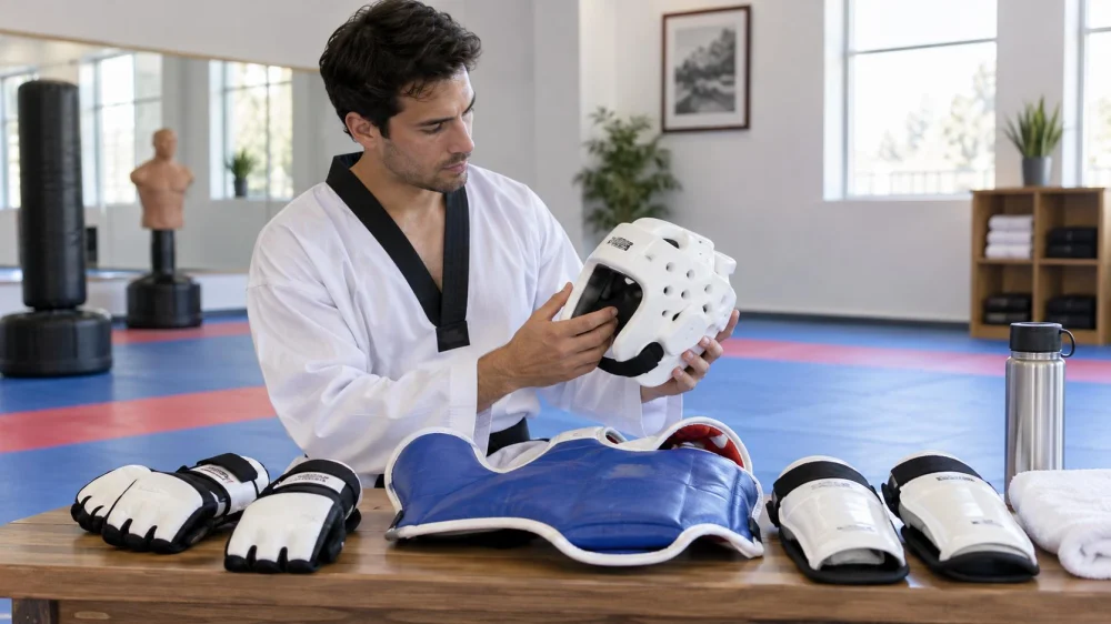 Taekwondo Sparring Gear: Fit, Damage, and Hygiene