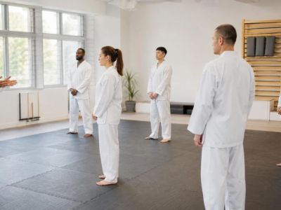 Taekwondo Class Class Position: Choose Space for Safe Learning