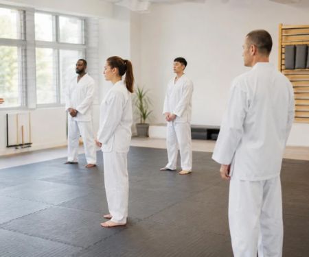 Taekwondo Class Class Position: Choose Space for Safe Learning