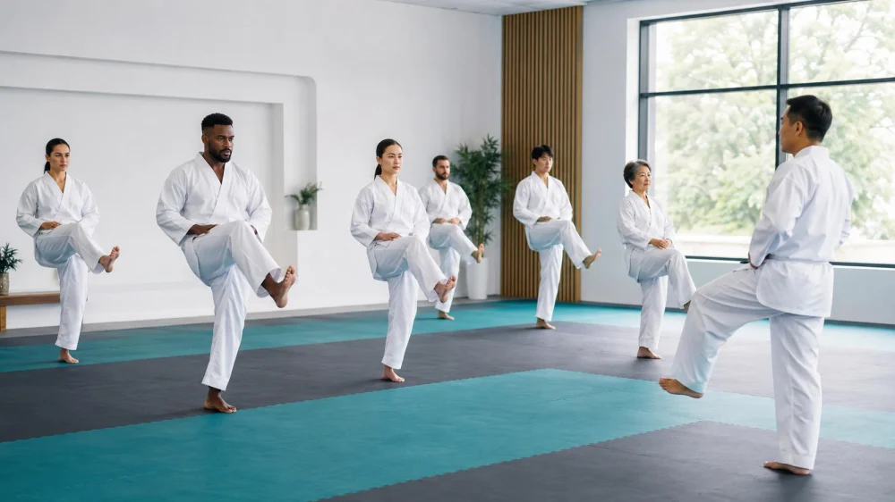 Tae Kwon Do Class Warm-Up: Build Range Gradually