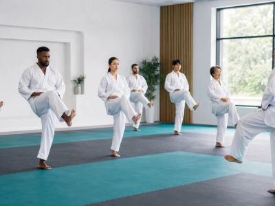 Tae Kwon Do Class Warm-Up: Build Range Gradually