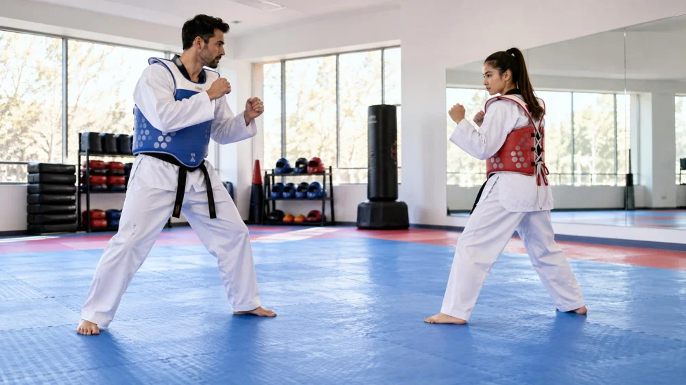 Taekwondo Sparring Distance: Guard, Control, and Reset
