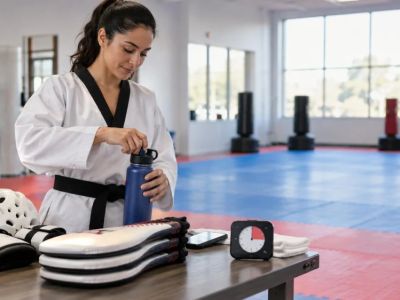 Taekwondo Water Break Plan: Timing, Bottle, and Return