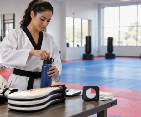Taekwondo Water Break Plan: Timing, Bottle, and Return