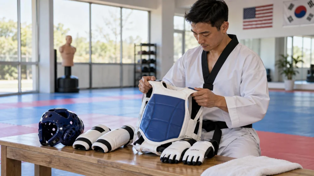 Taekwondo Sparring Gear: Fit, Rules, and Inspection
