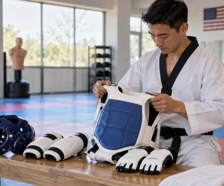 Taekwondo Sparring Gear: Fit, Rules, and Inspection