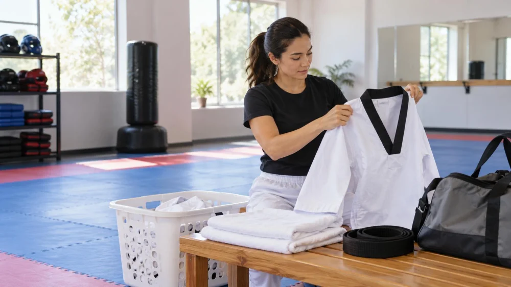 Taekwondo Dobok Care: Washing, Drying, and Class Readiness