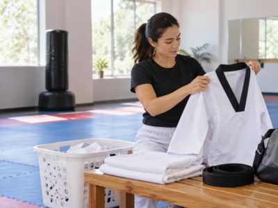 Taekwondo Dobok Care: Washing, Drying, and Class Readiness