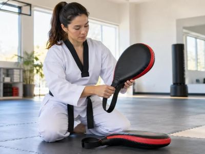 Taekwondo Target Pad: Straps, Surface, and Safe Holding