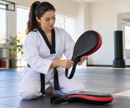 Taekwondo Target Pad: Straps, Surface, and Safe Holding