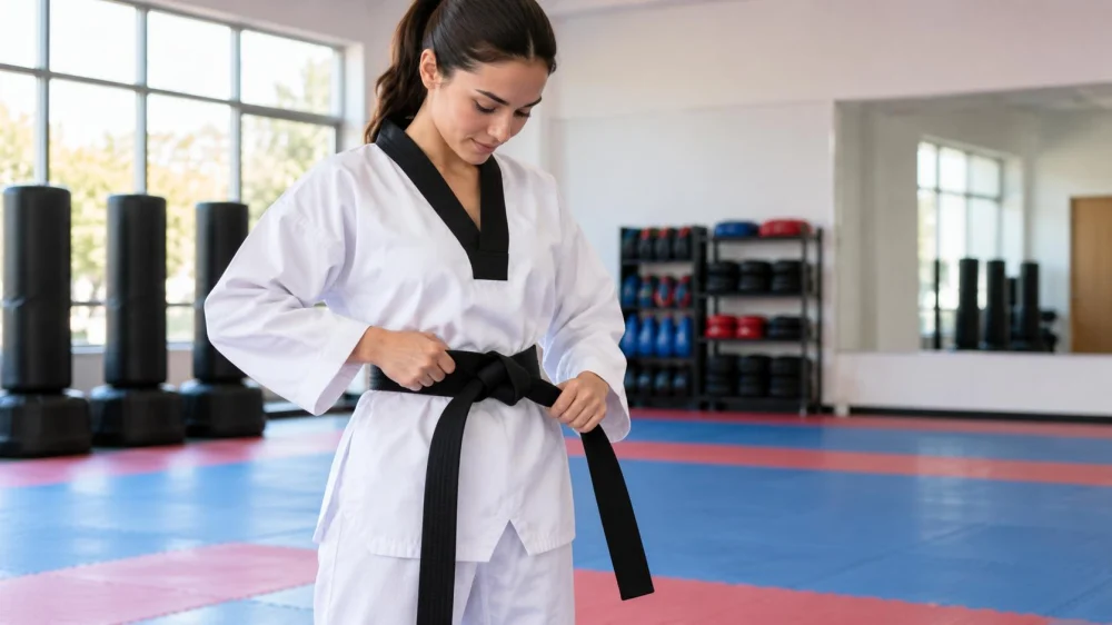 Taekwondo Belt Tying: Length, Knot, and Class Readiness