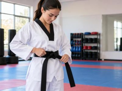 Taekwondo Belt Tying: Length, Knot, and Class Readiness