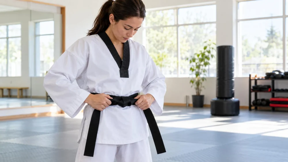 Taekwondo Belt Tie Check: Knot, Length, and Safe Practice
