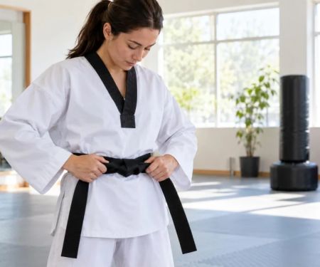 Taekwondo Belt Tie Check: Knot, Length, and Safe Practice