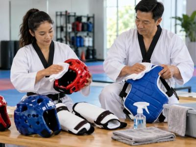 Taekwondo Sparring Gear Hygiene: Cleaning and Drying