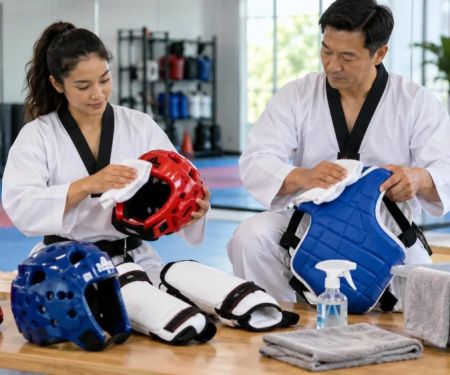 Taekwondo Sparring Gear Hygiene: Cleaning and Drying