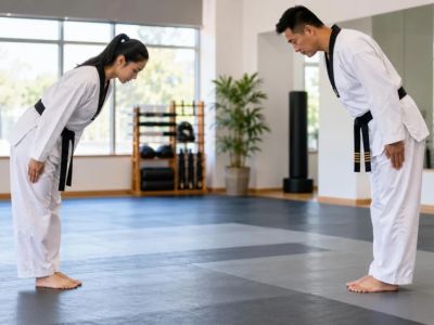 Taekwondo Bowing Etiquette: Timing, Space, and Respect