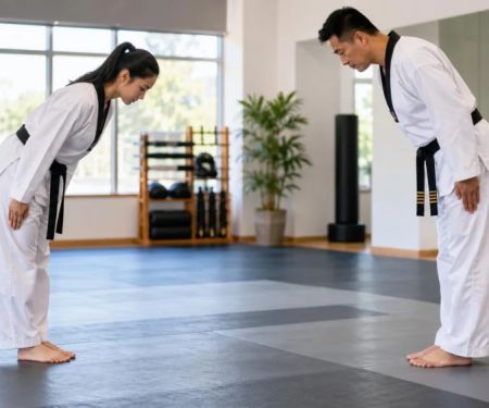 Taekwondo Bowing Etiquette: Timing, Space, and Respect