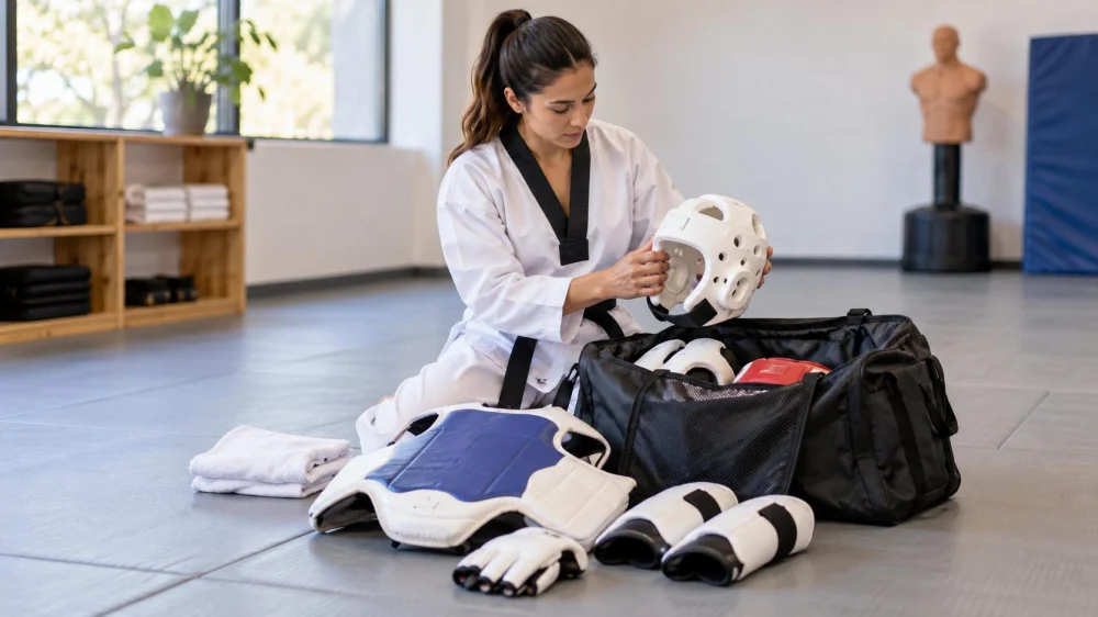 Taekwondo Protective Gear Bag: Cleaning, Packing, and Replacement