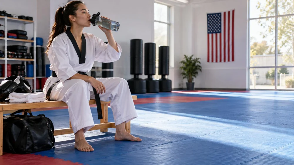 Staying Hydrated in Taekwondo: Fluids, Breaks, and Return