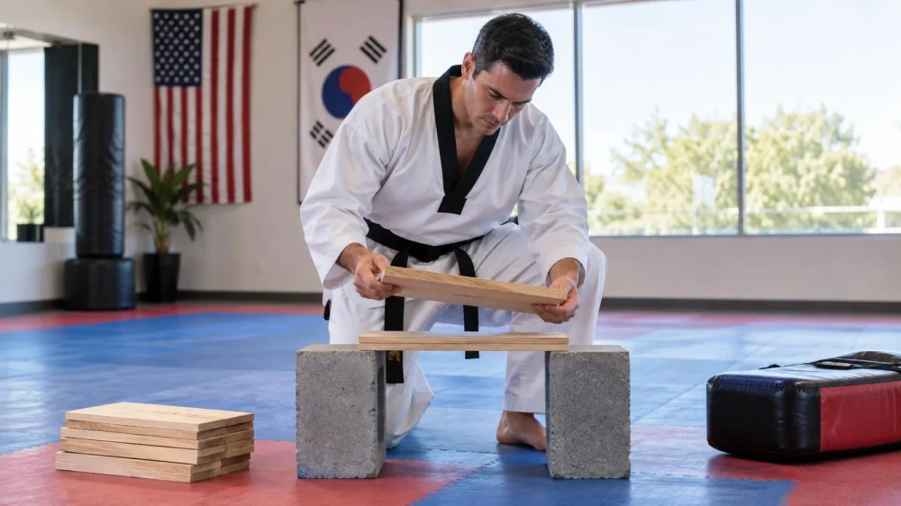 Taekwondo Board Breaking: Setup, Technique, and Safety