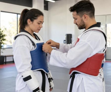 Taekwondo Sparring Partner Check: Size, Signals, and Control