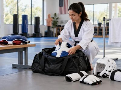 Taekwondo Protective Gear Bag: Packing, Drying, and Check